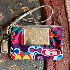 Coach Poppy Wristlet